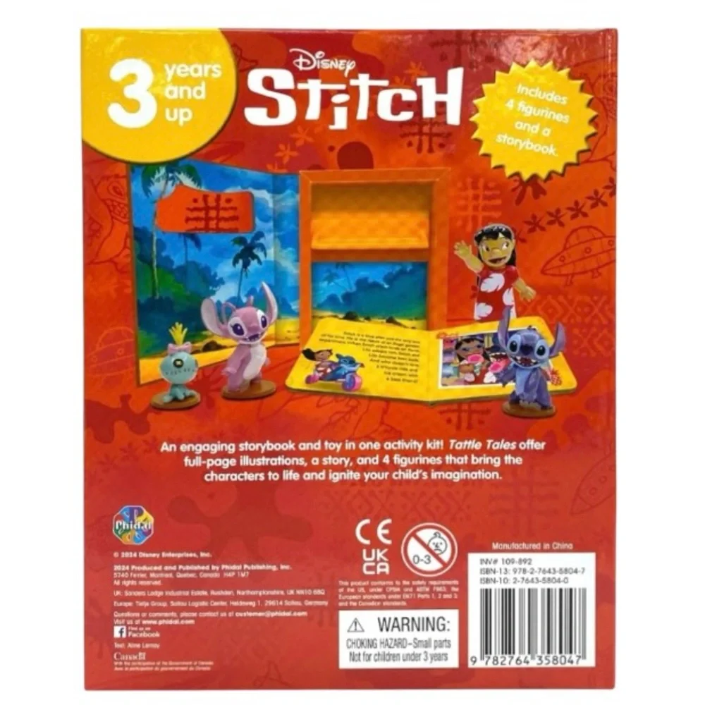 Disney’s Stitch “Tattle Tales” My Busy Book (NWT)